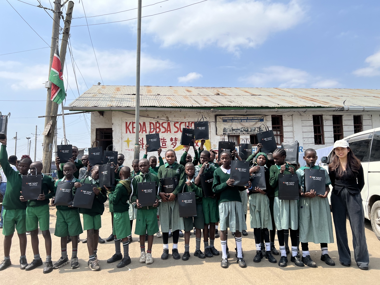 MICASSO, a Twyford International Brand, Donates School Supplies to KEDA Dream School in Kenya